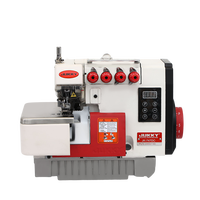 Machine à coudre industrielle à grande vitesse JK747DC, mécanisme à entraînement direct, réalise une couture surjeteuse rapide pour divers matériaux textiles
