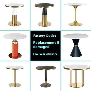 Table de réception simple en marbre légère et luxueuse Chaise Négociation Internet Celebrity Milk Tea Shop Coffee Shop Table à manger - Product Image 1