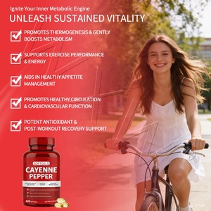 Cápsulas de Pimienta Cayena Personalizadas Más Vendidas, Suplemento Antioxidante <span class=keywords><strong>Pre</strong></span>-Entrenamiento <span class=keywords><strong>para</strong></span> <span class=keywords><strong>Hombres</strong></span> y Mujeres - Product Image 4