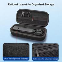 Untuk DJI Osmo Pocket 3 PULUZ Tas Mini Portabel Bahan Kain Oxford Tas Penyimpanan Aksesori Kamera Organizer Perjalanan OEM