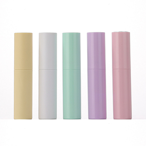10ml bottiglia di profumo di vetro rotante <span class=keywords><strong>rosa</strong></span> bianco viola giallo verde manicotto di plastica ricaricabile a spruzzo coperchio di plastica bottiglia - Product Image 5