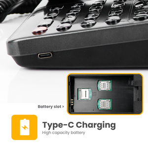 Téléphone de Bureau Sans Fil Fixe SUNCOMM 4G LTE Très Vendu avec Écran Couleur 2.4 Pouces, Double SIM, Point d'Accès WiFi et Antenne Détachable TNC - Product Image 3