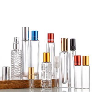 Wholesale 10ml 15ml Unique Transparent Empty <b>Glass</b> Roll <b>on</b> Bottles <b>Glass</b> Perfume Sspray Bottles - Product Image 1