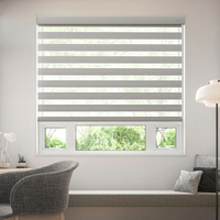 Abat-jour à rouleau en tissu moderne Taille personnalisée Décoration intérieure Couverture de fenêtre automatique Moteur électrique Stores zippés Volets