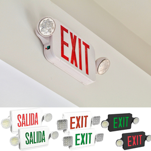 Lampe de Secours LED à Double Tête et Deux Points d'Éclairage avec Batterie de Secours pour Urgences - Product Image 2