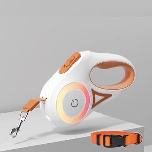 3M luci a colori a Led luce guinzaglio per cani con batteria ricaricabile automatica corda di trazione e ideale per cani di grossa taglia - Product Image 5