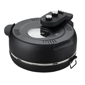 Op Maat Gemaakte Zelfgemaakte Elektrische 12 Inch Pizza Maker Toast Pan Oven Machine Met Timer