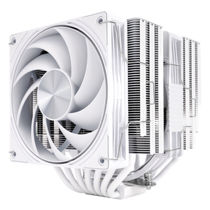 Thermalright Frost Tower 140 WHITE ชุดระบายความร้อนซีพียูแบบลม พร้อมฮีทไปป์ 7 เส้น พัดลมคู่ 2400RPM 1850RPM PWM สำหรับ LGA1700 AM5 - Product Image 5