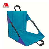 Coussin de siège et dossier pliable en tissu Oxford épais, anti-salissure et résistant à l'humidité, pour mobilier d'extérieur, camping et concerts, vente en gros