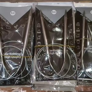 Aiguilles circulaires à double pointe en bois de 2,0 à 10 mm, 13/60/80/100/120 cm, durables, pour le tricot domestique, outils de tricot pour les spécialistes - Product Image 2