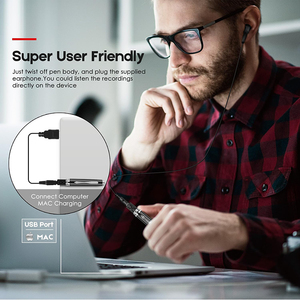 Bài Giảng Cuộc Họp Giọng Nói Kích Hoạt <span class=keywords><strong>Mini</strong></span> Thiết Bị Ghi Âm 16GB Kỹ Thuật Số Ghi Âm Bút Với Phát Lại Mp3 - Product Image 6