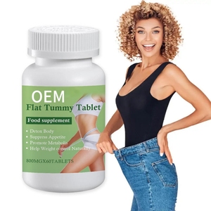 Complément pour un ventre <span class=keywords><strong>plat</strong></span>, formule de satiété pour la perte de poids, stimule le métabolisme, augmente la dépense énergétique, soutient un équilibre sain de la graisse corporelle - Product Image 1