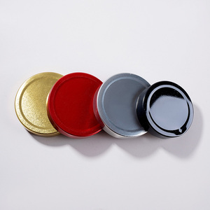 Prêt à expédier – Couvercles métalliques à vis 33mm 42mm 45mm 58mm 60mm 66mm 69mm 73mm 80mm en fer blanc doré pour bocaux en verre - Product Image 2