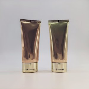 D40mm 100ml Aluminum <b>Plastic</b> Oval <b>Tube</b> With Oval Flip Cap Cosmetic Packaging for Skin Care High Glossy ABL <b>Plastic</b> Empty <b>Tube</b> - Product Image 6