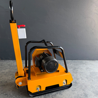 Compacteur à plaque vibrante électrique 3KW silencieux pour la compactation du sol en construction intérieure