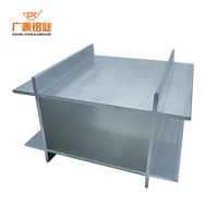 6063 T5 Perfil de extrusión de aluminio templado Obras de construcción personalizadas Revestimiento de muros cortina de vidrio Perfil de aluminio