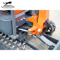 Mini Excavadora Landward, Potente Excavadora Agrícola, CE Euro 5, Miniexcavadora de Orugas de 1.2 Toneladas con Accesorios, Venta al Por Mayor