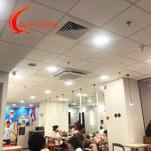 Acoustic tấm mịn kết cấu 600x1200 Acoustic sợi khoáng gạch Trần Nhà cung cấp - Product Image 4