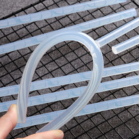 Bande adhésive thermofusible transparente à haute viscosité, forte adhérence, 11 mm/7 mm, résine thermoplastique, colle écologique
