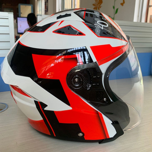 <span class=keywords><strong>Casco</strong></span> de media cara NFJ, visor Kyt Compatible con ABS, protector facial de seguridad y visera de motocicleta para montar en bicicleta - Product Image 3