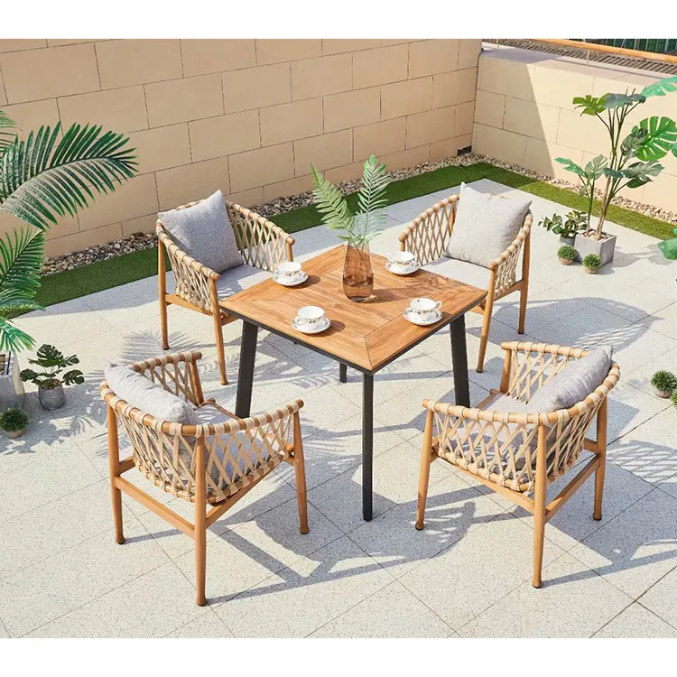 Wholesale garden comfort cafe outdoor furniture hotel weatherproof bar patio furniture