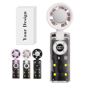 พัดลมมือถือแบบชาร์จเร็ว 3600mah รุ่น 0728 ขายส่ง ดีไซน์ระบายความร้อนแบบแอคทีฟ ความเร็วสูง ระดับมืออาชีพ ขนาดเล็ก พกพาสะดวก - Product Image 4