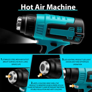 Chauffage <span class=keywords><strong>sans</strong></span> <span class=keywords><strong>fil</strong></span> haute puissance pour <span class=keywords><strong>pistolet</strong></span> à <span class=keywords><strong>air</strong></span> <span class=keywords><strong>chaud</strong></span> <span class=keywords><strong>sans</strong></span> <span class=keywords><strong>fil</strong></span> rechargeable - Product Image 5