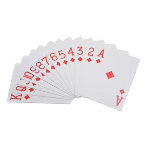 Double-faced Frosted Pvc Standard Decks Playing Star Hold'em Cards Plastic Texas Poker