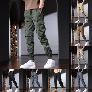 Quần Âu Nam Mặc Đi Làm Xây Dựng Mùa Hè, Chất Liệu Thun Co Giãn, Kiểu Cargo, Có Khóa Kéo, Dáng Rộng, Màu Tẩy Trắng - Product Image 2