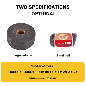 Çelik yünü, çelik ipi, temizlik, pas giderme ve parlatma taşı, Metal vb., Performanslar için de kullanılabilir - Product Image 4