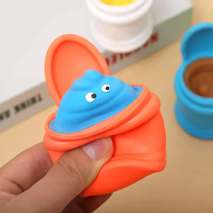Ensemble de figurines Squishy d'Halloween, jouets en plastique pour enfants de 5 à 7 ans, unisexe, anti-stress, personnages à collectionner - Product Image 3