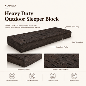 Bordillo de Jardín Resistente con Aspecto de Madera Rara para Parques, Paisajes, Caminos y Proyectos de Resorts - Product Image 2