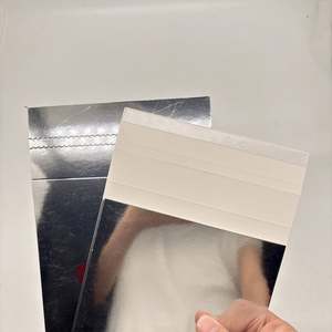 Bolsas de Correo Plateadas Biodegradables, Ecológicas y Sostenibles con Logotipo Personalizado para Ropa, Bolsas de Envío, Bolsas Postales, Papel de Aluminio Plateado - Product Image 2