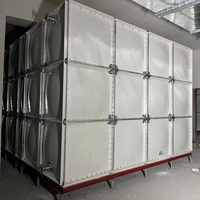 Réservoir d'eau en PRV/GRP pour ligne de processus industrielle à alimentation stable
