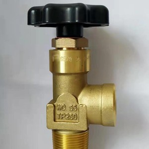 Vanne de bouteille de gaz réutilisable W055, filetage interne 1/4 po, 20 Mpa, pour oxygène, argon, CO2 - Product Image 1