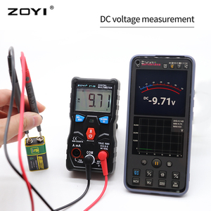 Multimètre numérique professionnel ZOYI ZT-5B, voltmètre AC/DC à gamme automatique, ampèremètre, mesure de résistance, mini-mètre d'électricien à 4 chiffres - Product Image 6