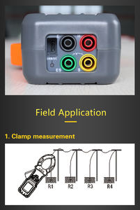ES3022 Pince de test de résistance de pieu au sol instruments de test 2000ohm résistivité du sol 9999k ohm pince USB terre sur testeur - Product Image 5