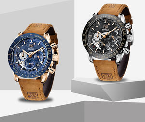 Reloj de pulsera de cuarzo de acero inoxidable para hombre, cronógrafo Original personalizado de lujo, resistente al agua, nuevo diseño de moda, venta al por mayor - Product Image 4