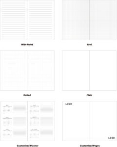 Suministros Empresariales <span class=keywords><strong>de</strong></span> Alta Calidad, Libreta Personalizada con Estampado en Caliente, Encuadernación Cosida en Cuero PU, Agenda <span class=keywords><strong>de</strong></span> Bolsillo, Regalo - Product Image 6