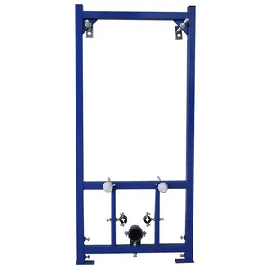 Universal Blue Finish Powder Coated Wall Hung Bidet Frame System