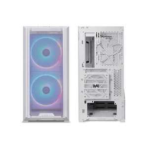 Boîtier d'ordinateur de jeu de taille moyenne <span class=keywords><strong>LianLi</strong></span> Lancool 216 RGB, nouvelle version, panneau latéral en verre, trois ventilateurs, noir/blanc, pour la construction de <span class=keywords><strong>PC</strong></span> - Product Image 4
