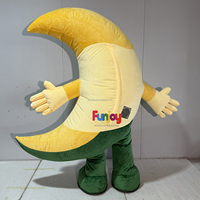 Costume de mascotte gonflable en forme de croissant de lune pour le Ramadan, idéal pour les événements, les défilés et les festivals islamiques du Moyen-Orient