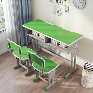 Thiết Bị Trường Học Đồ Nội Thất 2 CHỖ NGỒI Hai Người Bàn Học Sinh Bộ Bàn Và Ghế Học Sinh Lớp Học Điều Chỉnh Được - Product Image 5