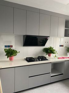 Simple Design Custom Modern Design <b>Wood</b> Kitchen Cabinets Counter Top Kitchen Furniture Kitchen Cabinet - Product Image 6