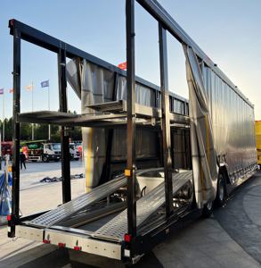 Fábrica China Ofrece Nuevo Semirremolque de 2 Ejes para Transporte de Camiones Pesados y Vehículos Utilitarios - Product Image 4