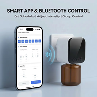 Diffuseur d'arômes intelligent à commande par application, à brancher sur prise murale, 150 ml, diffuseur de parfum pour la maison