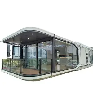 Luxury Model Space Capsule Container Houses Combination 3 Bedroom 2 Bath Prefabricated House