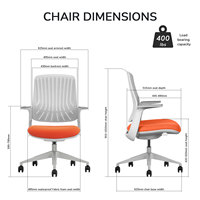 Fauteuil de Bureau Coréen Luxe Confortable Haut Pivotant en Maille et Tissu Moderne Loisirs Mobile Vente en Gros Chaises de Bureau Économiques