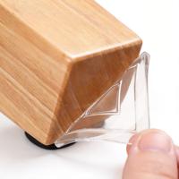 Coussinets de chaise, accessoires de meubles, couvre-pieds en silicone antidérapants, adhésifs, transparents, réutilisables, durables, réducteurs de bruit pour armoires
