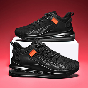 Spring and <b>autumn</b> new air <b>cushion</b> sneakers trend breathable walking style shoes lightweight running shoes men's casual shoes - Product Image 3